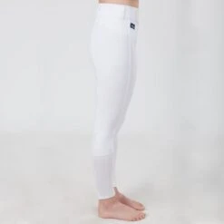 Irideon Women's Cadence Knee Patch Tights - White -Equestrian Supplies 315365 800 800
