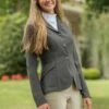 FITS Women's Zephyr II Mesh Hunt Show Coat - Charcoal Pinstripe 2 FITS Women's Zephyr II Mesh Hunt Show Coat - Charcoal Pinstripe -Equestrian Supplies 316429 800 800