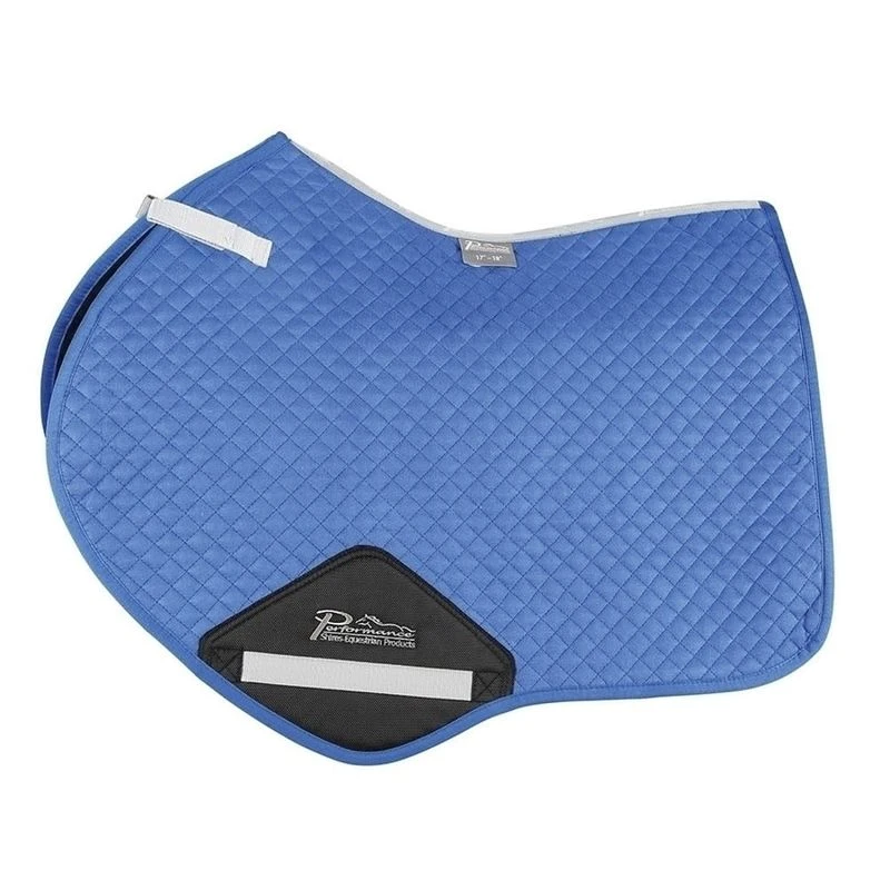 Shires Performance Suede Jump Saddle Pad - Royal Blue 3 Shires Performance Suede Jump Saddle Pad - Royal Blue
