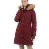 Horseware Women's Fifi Hooded Coat - Port -Equestrian Supplies 324174 800 800