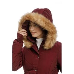 Horseware Women's Fifi Hooded Coat - Port -Equestrian Supplies 324175 800 800