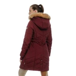 Horseware Women's Fifi Hooded Coat - Port -Equestrian Supplies 324176 800 800