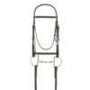 Camelot Fancy Raised Bridle - Brown 2 Camelot Fancy Raised Bridle - Brown -Equestrian Supplies 336190 800 800