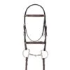 Camelot Gold Fancy Raised Padded Bridle - Australian Nut -Equestrian Supplies 338187 800 800