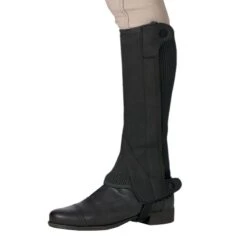 Ovation Kids' Elite Amara Ribb Half Chaps - Black 5 Ovation Kids' Elite Amara Ribb Half Chaps - Black -Equestrian Supplies 345105 800 800