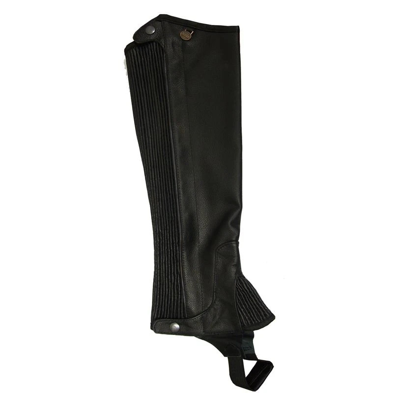 Ovation Pro Topgrain Half Chaps - Black 3 Ovation Pro Topgrain Half Chaps - Black