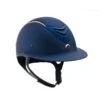 One K Avance Wide Brim Rose Gold Stripe Helmet - Navy Matte Rose Gold Stripe -Equestrian Supplies 346407 800 800