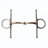 Korsteel Stainless Steel Copper Mouth Full Cheek Snaffle Bit -Equestrian Supplies 350469 800 800