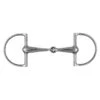 Korsteel Stainless Steel Thick Hollow Mouth Hunter Dee Ring Snaffle Bit -Equestrian Supplies 351060 800 800