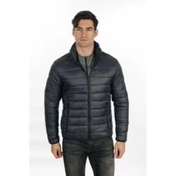 Horseware Men's Light Padded No Logo Jacket - Black -Equestrian Supplies 351826 800 800
