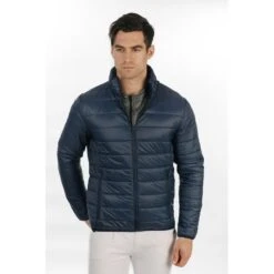 Horseware Men's Light Padded No Logo Jacket - Navy -Equestrian Supplies 351974 800 800