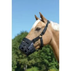 Shires Comfort Grazing Muzzle - Black