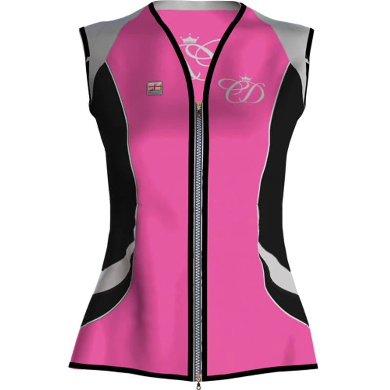 Equisafety Women's Charlotte Dujardin Arret Vest - Pink 3 Equisafety Women's Charlotte Dujardin Arret Vest - Pink