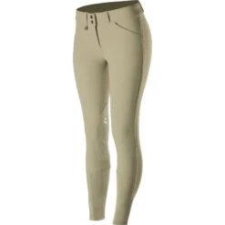 Horze Women's Grand Prix Knee Patch Breeches - Tan -Equestrian Supplies 375177 800 800