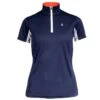 Horze Women's Trista Short Sleeve Sun Shirt - Peacoat Dark Blue/Grenadine Red 2 Horze Women's Trista Short Sleeve Sun Shirt - Peacoat Dark Blue/Grenadine Red -Equestrian Supplies 375357 800 800