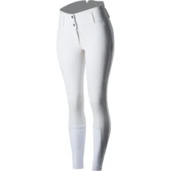 Horze Women's Daniela Full Seat Breeches - White -Equestrian Supplies 375640 800 800
