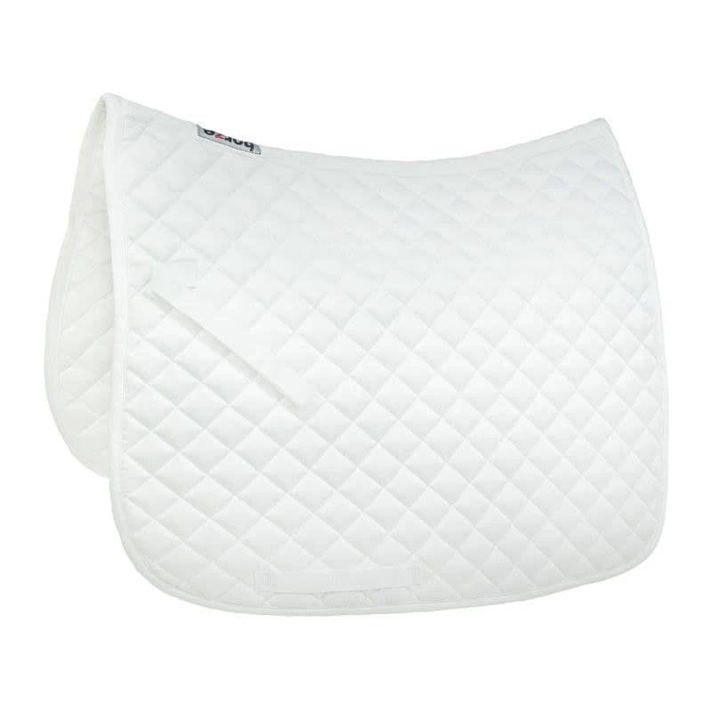 Horze Prinze Dressage Saddle Pad - White/White 3 Horze Prinze Dressage Saddle Pad - White/White
