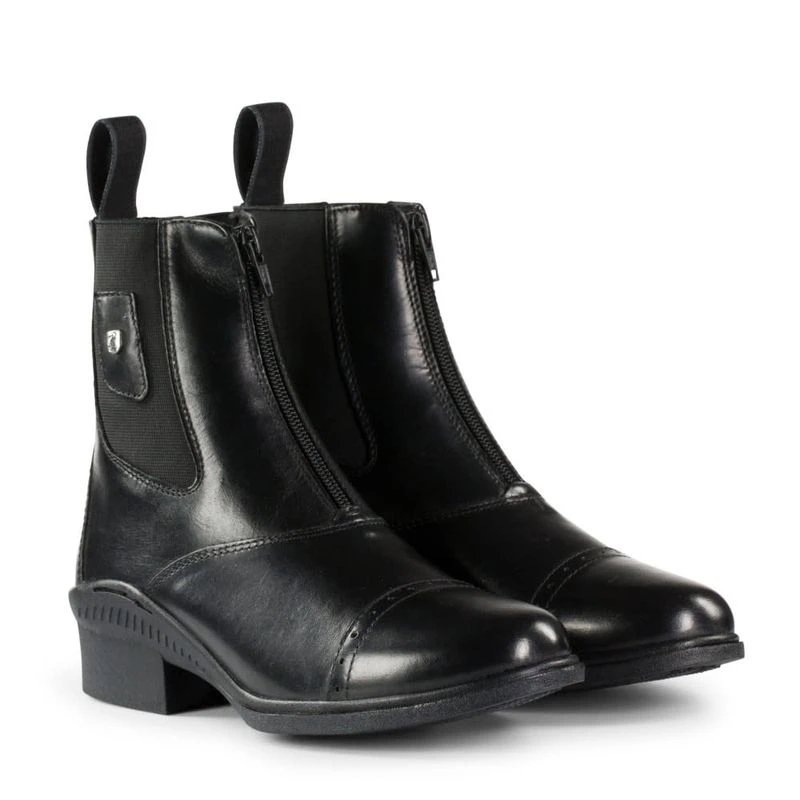 Horze Women's Sydney Paddock Boots - Black 3 Horze Women's Sydney Paddock Boots - Black