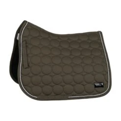 Horze Marquess Dressage Saddle Pad - Burnt Olive