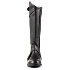 Horze Kids' Soft Leather Half Chaps - Black -Equestrian Supplies 388266 800 800