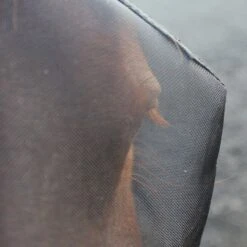 Woof Wear UV Fly Mask W/o Ears - Black/Blue -Equestrian Supplies 389145 800 800