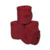 Weatherbeeta Fleece Bandage 4 Pack - Maroon -Equestrian Supplies 393567 800 800