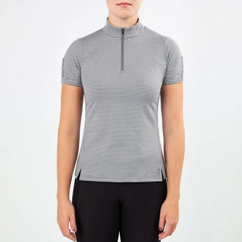 Irideon Women's Air-Tech Short Sleeve Jersey - Dove Grey 4 Irideon Women's Air-Tech Short Sleeve Jersey - Dove Grey - Image 2