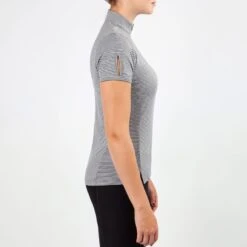 Irideon Women's Air-Tech Short Sleeve Jersey - Dove Grey 8 Irideon Women's Air-Tech Short Sleeve Jersey - Dove Grey -Equestrian Supplies 396632 800 800