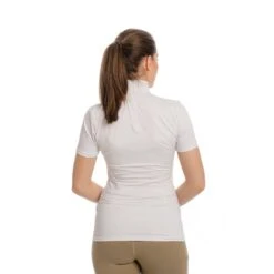 Horseware Women's Lisa Technical Short Sleeve Competition Top - White -Equestrian Supplies 399254 800 800