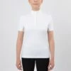 Irideon Women's Ciara Short Sleeve IceFil Show Shirt - White/White -Equestrian Supplies 399305 800 800