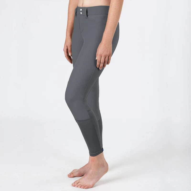 Irideon Women's Hampshire Knee Patch Breeches - Graphite 3 Irideon Women's Hampshire Knee Patch Breeches - Graphite
