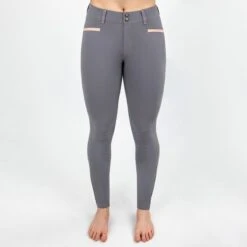 Irideon Women's Camber Knee Patch Breeches - Dove Grey 7 Irideon Women's Camber Knee Patch Breeches - Dove Grey -Equestrian Supplies 400290 800 800
