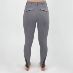 Irideon Women's Camber Knee Patch Breeches - Dove Grey 8 Irideon Women's Camber Knee Patch Breeches - Dove Grey -Equestrian Supplies 400291 800 800