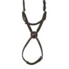 Nunn Finer Figure 8 Noseband With Interchangeable Button - Havana/Zinc -Equestrian Supplies 407606 800 800