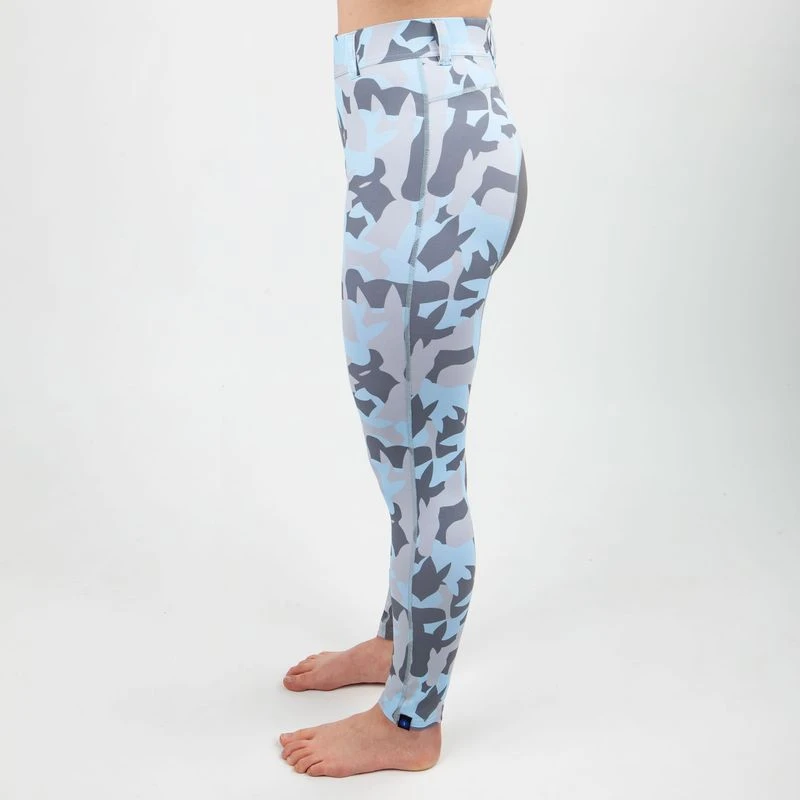 Irideon Kids' Horsehead Camo Tights - Energy Blue 5 Irideon Kids' Horsehead Camo Tights - Energy Blue - Image 3