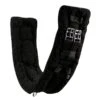 T3 FlexForm CoolBack Double Elastic End Dressage Girth - Black/Black -Equestrian Supplies 408596 800 800