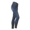 Shires Aubrion Women's Putney Denim Knee Patch Breeches - Dark Blue -Equestrian Supplies 410751 800 800