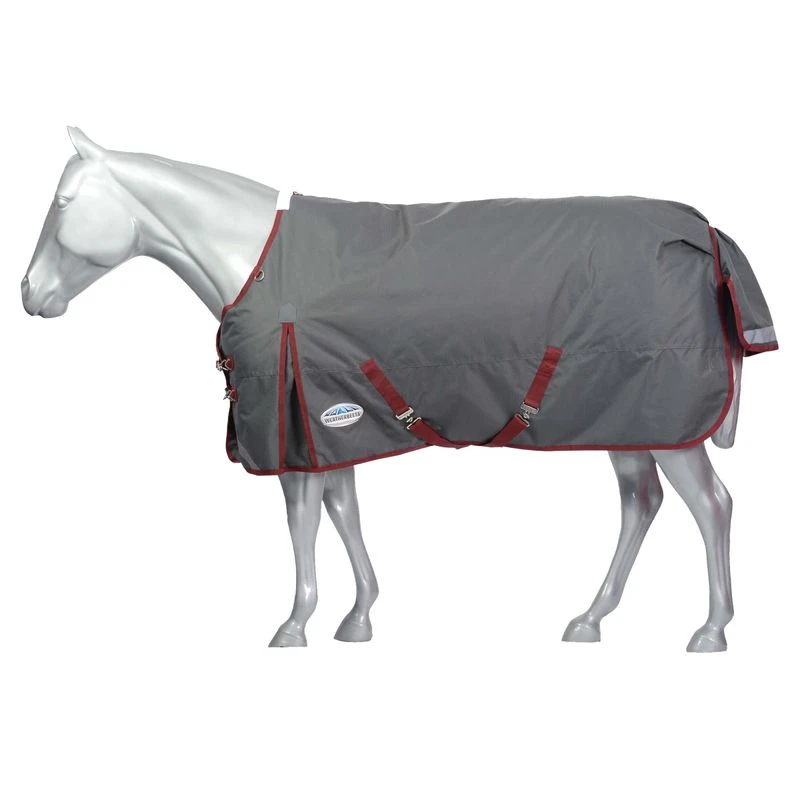 Weatherbeeta Comfitec Plus Dynamic Standard Neck Lite - Grey/Burgundy 4 Weatherbeeta Comfitec Plus Dynamic Standard Neck Lite - Grey/Burgundy - Image 2