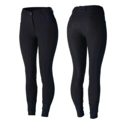 Horze Women's Limited Edition Saphira Ventilated Full Seat Breeches - Dark Navy