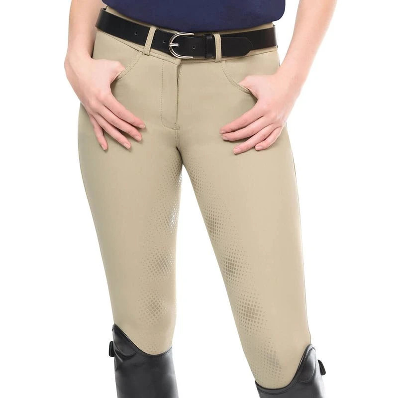 Ovation Women's Signature Bellissima II GripTec Full Seat Breeches - Neutral Beige 3 Ovation Women's Signature Bellissima II GripTec Full Seat Breeches - Neutral Beige