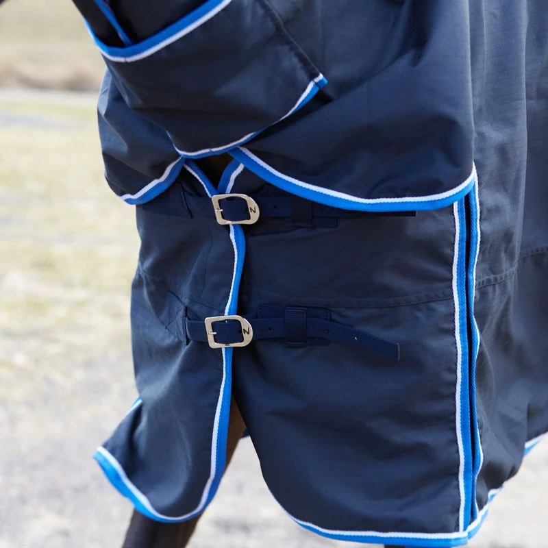 Horze Glasgow Medium Weight Combo Turnout Blanket 150g - Dark Blue 4 Horze Glasgow Medium Weight Combo Turnout Blanket 150g - Dark Blue - Image 2