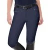 Ovation Women's Elegance Sparkle Full Seat Breeches - Navy -Equestrian Supplies 421341 800 800