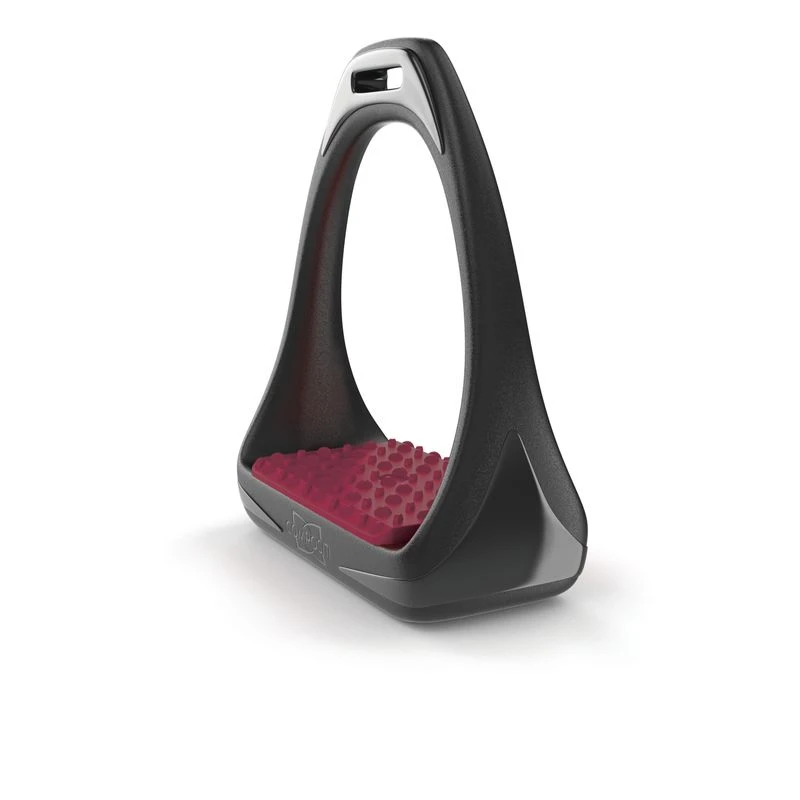 Compositi Reflex 3D Wide Track Stirrups - Burgundy 3 Compositi Reflex 3D Wide Track Stirrups - Burgundy