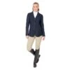 Ovation Women's Signature AirFlex 3-Button Show Coat - Navy 1 Ovation Women's Signature AirFlex 3-Button Show Coat - Navy -Equestrian Supplies 422760 800 800