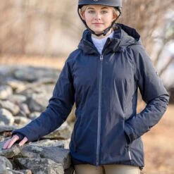 Ovation Women's Melsha Jacket - Navy 7 Ovation Women's Melsha Jacket - Navy -Equestrian Supplies 423644 800 800