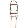 Aramas Plain Raised Bridle W/Lace Reins - Chestnut 2 Aramas Plain Raised Bridle W/Lace Reins - Chestnut -Equestrian Supplies 433764 800 800