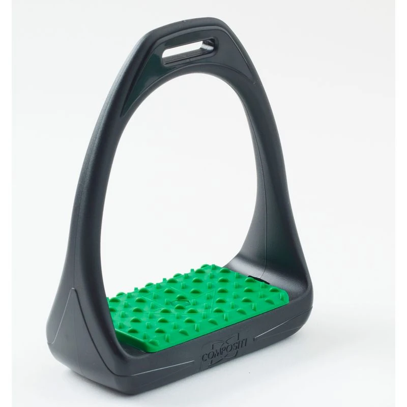 Compositi Reflex 3D Wide Track Stirrups - Green 3 Compositi Reflex 3D Wide Track Stirrups - Green