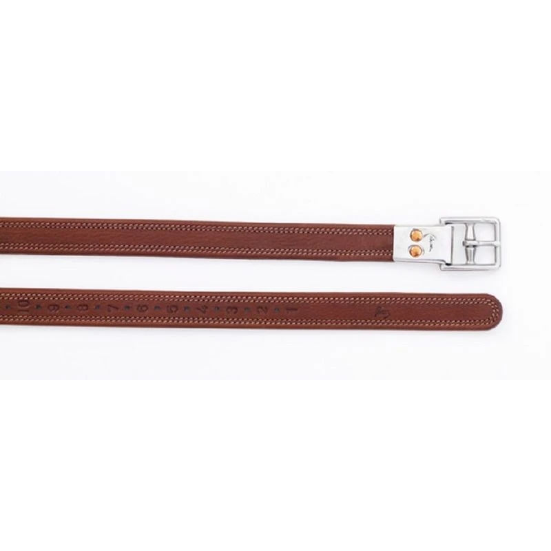 Pessoa Covered Leather Clasp End Leathers - Oakbark 3 Pessoa Covered Leather Clasp End Leathers - Oakbark