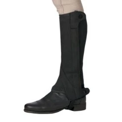 Ovation Elite Amara Ribb Half Chaps - Black 5 Ovation Elite Amara Ribb Half Chaps - Black -Equestrian Supplies 436278 800 800