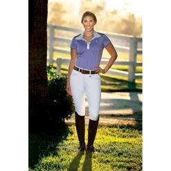 Romfh Women's Sarafina Knee Patch Euroseat - White